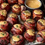 Mustard Hasselback Kielbasa Bites