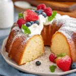 Old Fashioned Whipping Cream Pound Cake
