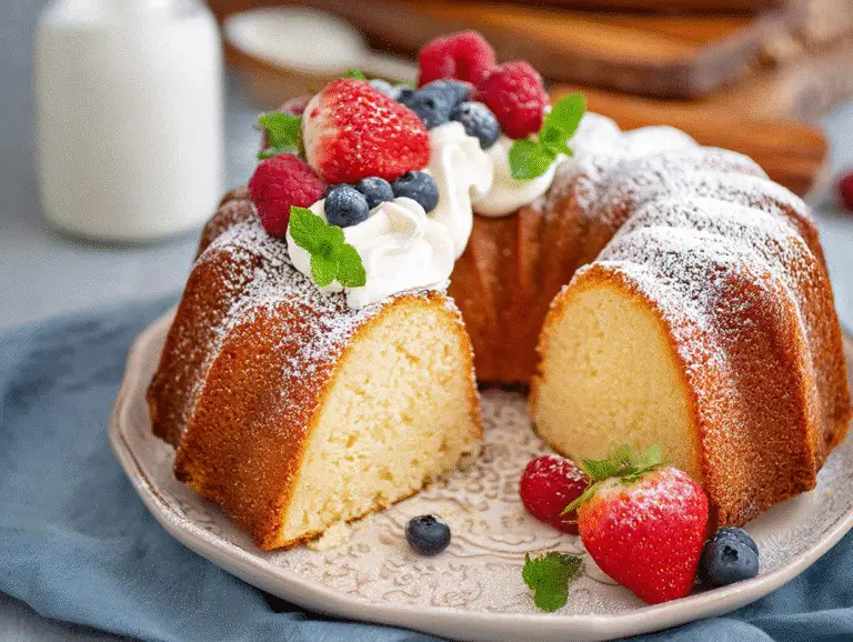 Old Fashioned Whipping Cream Pound Cake