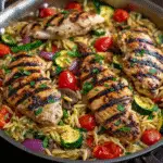 One-Pan Balsamic Chicken Orzo