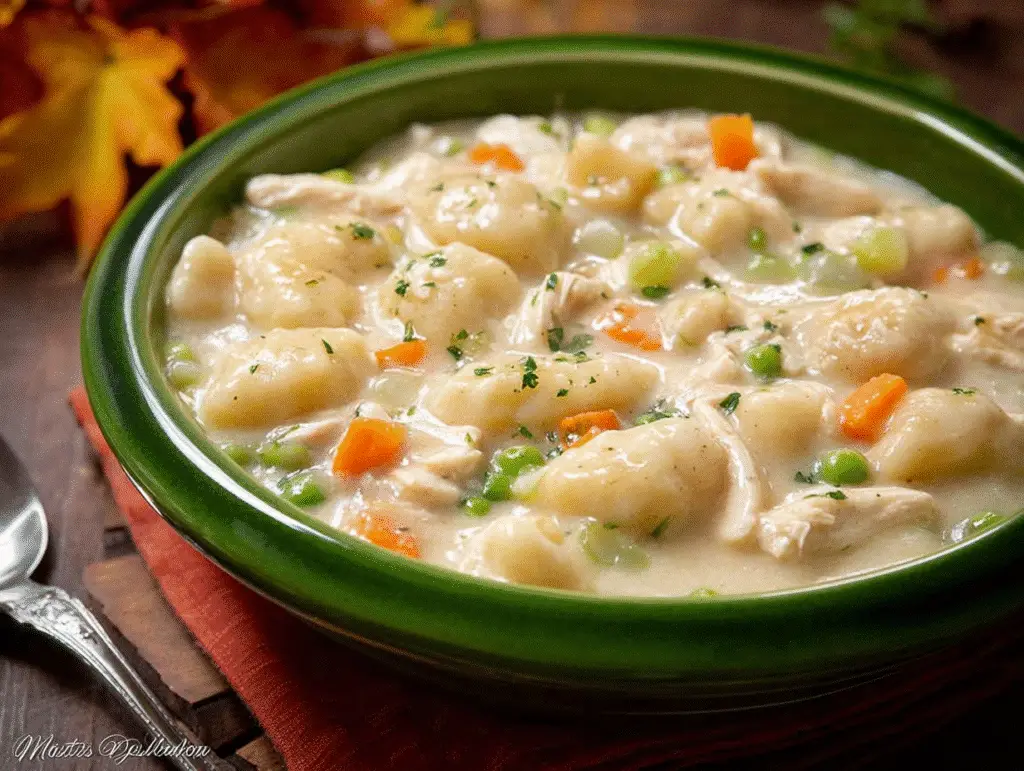 One-Pot Chicken Dumpling Soup