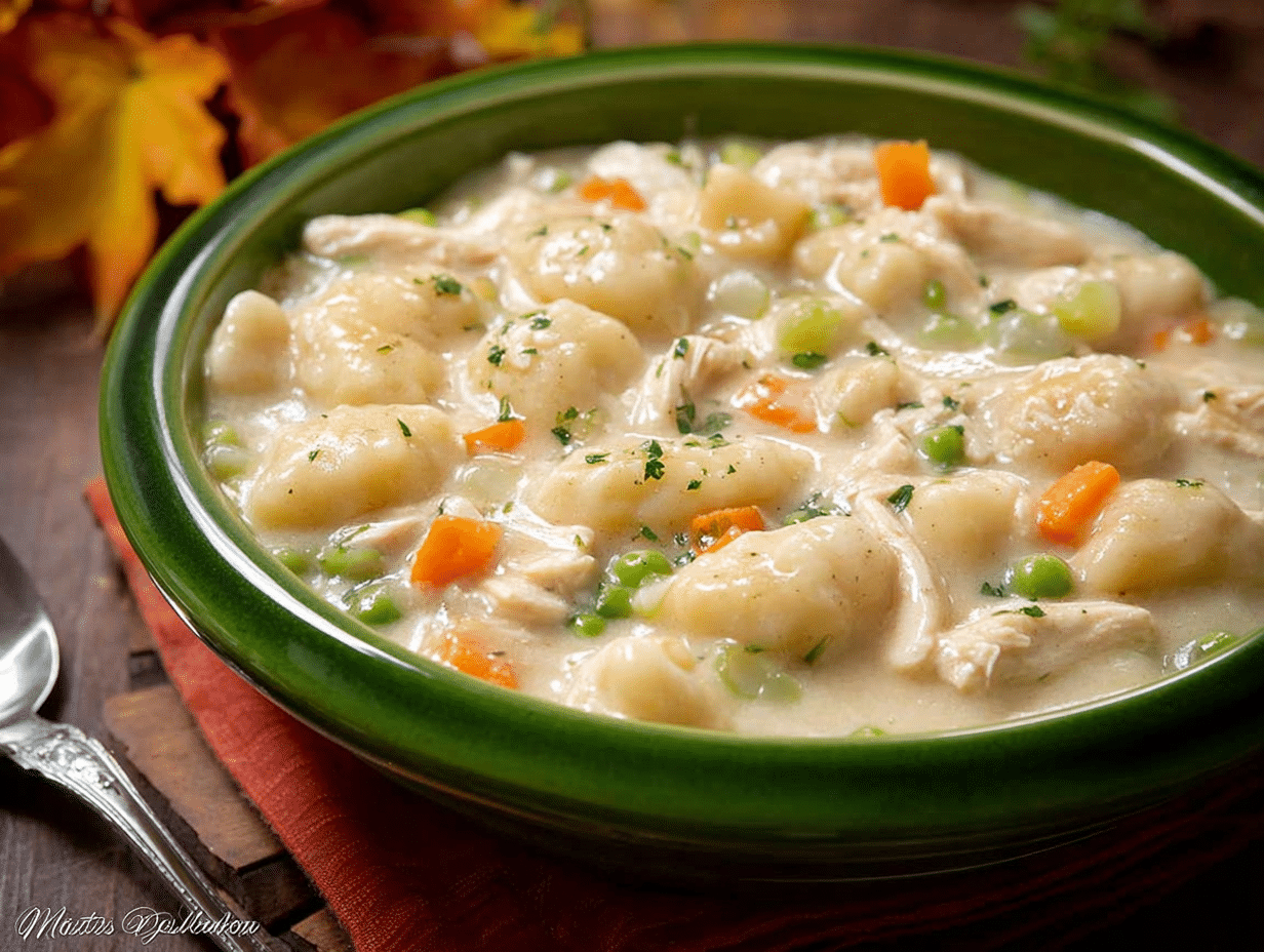 One-Pot Chicken Dumpling Soup