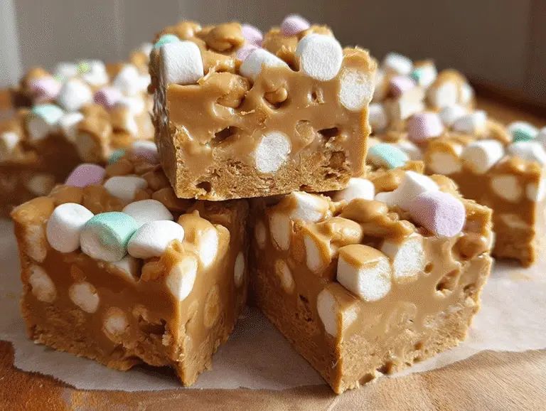 Peanut Butter Marshmallow Squares