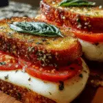 Pizza Margherita Grilled Cheese