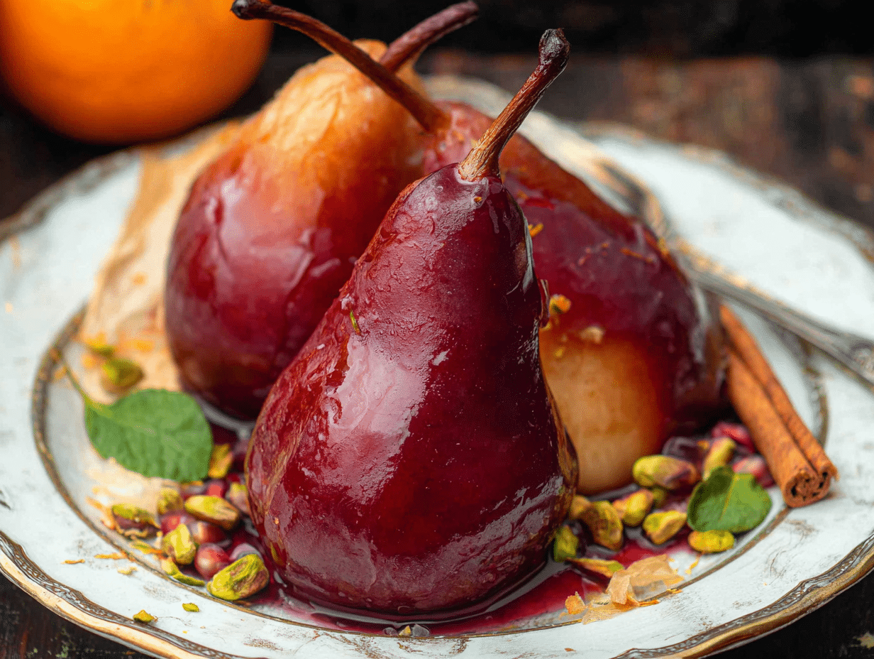 Poached Pears