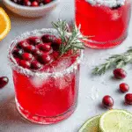 Quick Christmas Cranberry Spritzer