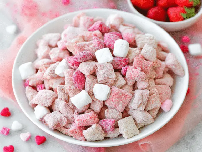 Quick Strawberry Shortcake Puppy Chow