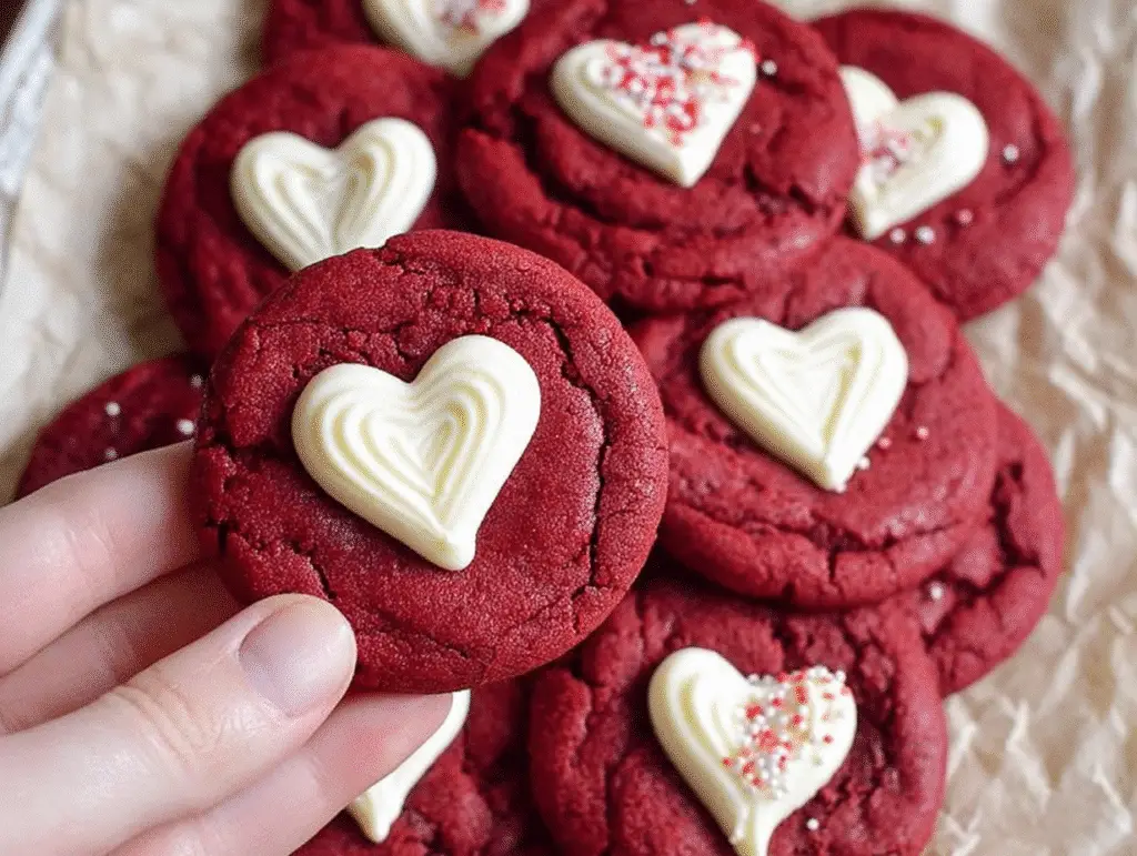 Red Velvet Sugar Cookies