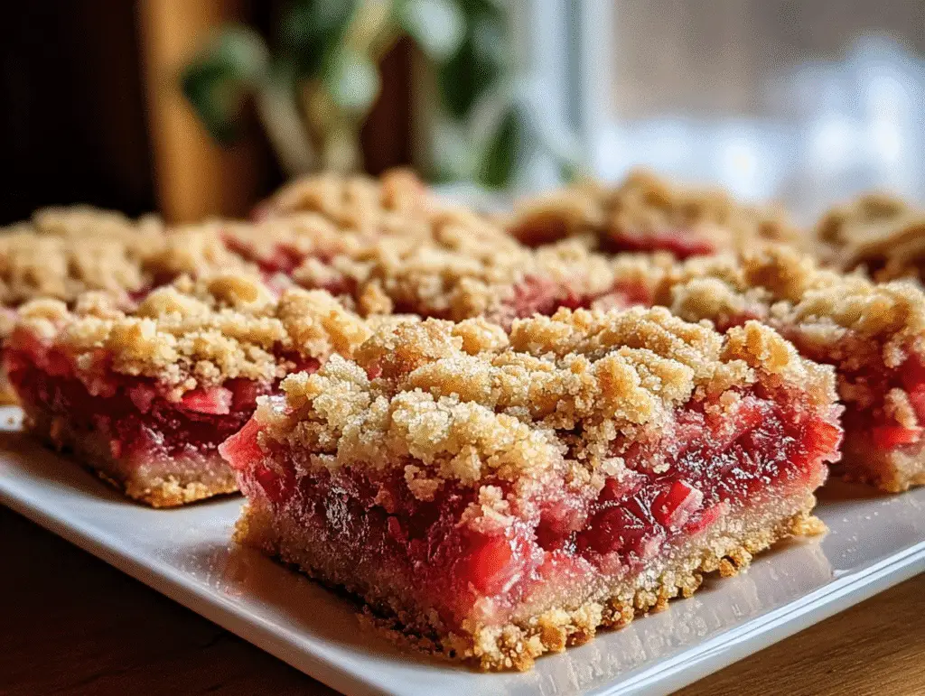 Rhubarb Buckle