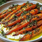 Roasted Carrots with Whipped Ricotta and Hot Honey Recipe