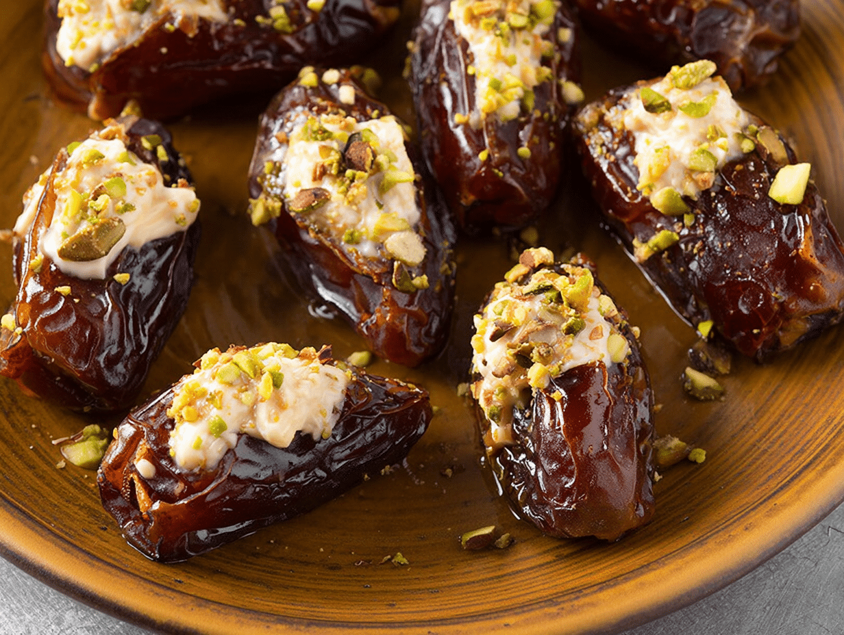 Roasted Stuffed Dates
