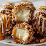 Salted Caramel Pretzel Cheesecake Balls