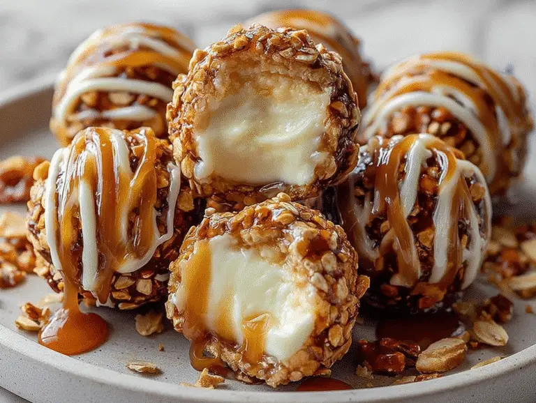 Salted Caramel Pretzel Cheesecake Balls