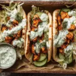 Sheet Pan Chicken Pitas with Herby Ranch