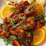 Sheet Pan Harissa Orange Chicken