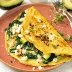 Sheet Pan Spinach and Feta Omelette