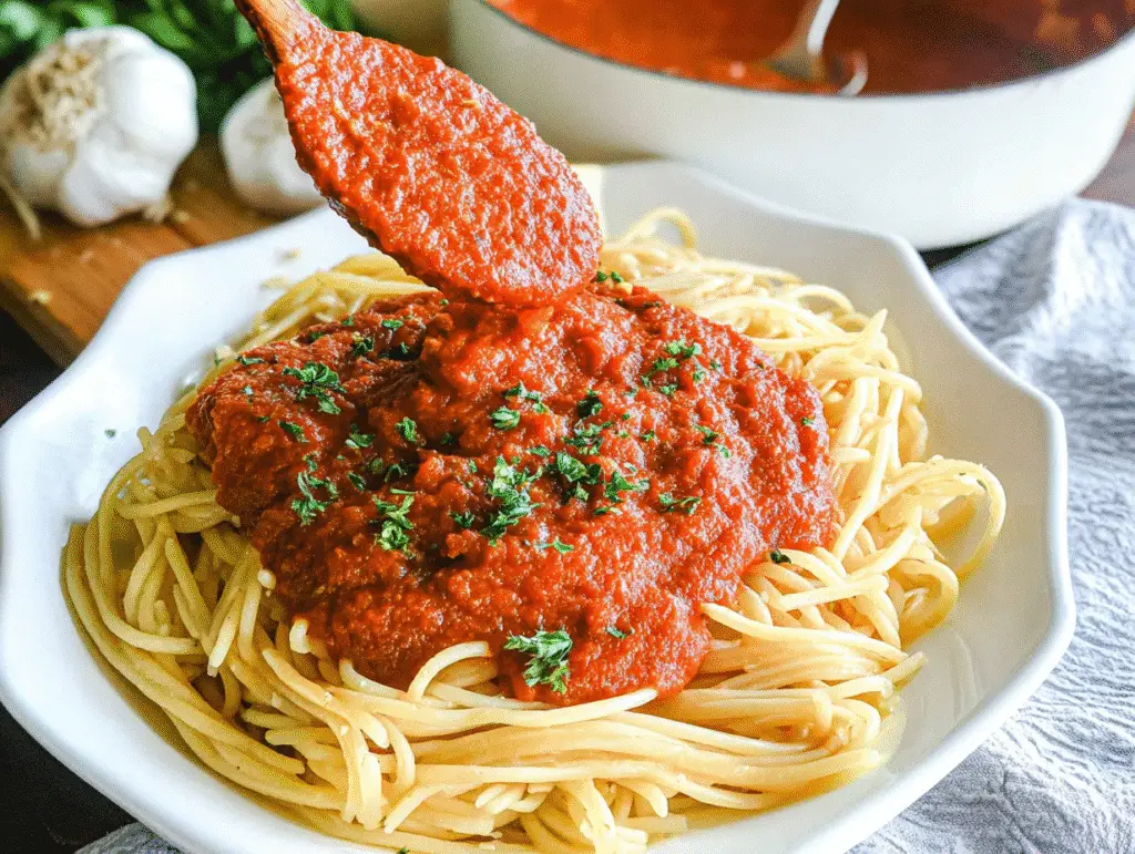 Simple Pasta Marinara