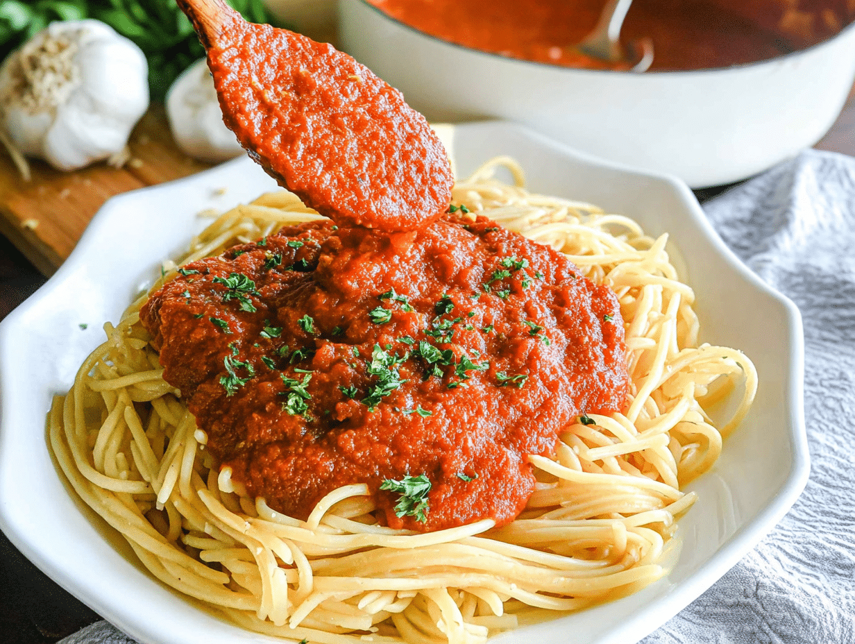 Simple Pasta Marinara