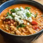 Slow Cooker Buffalo Chicken Chili