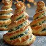 Spinach Puff Pastry Trees