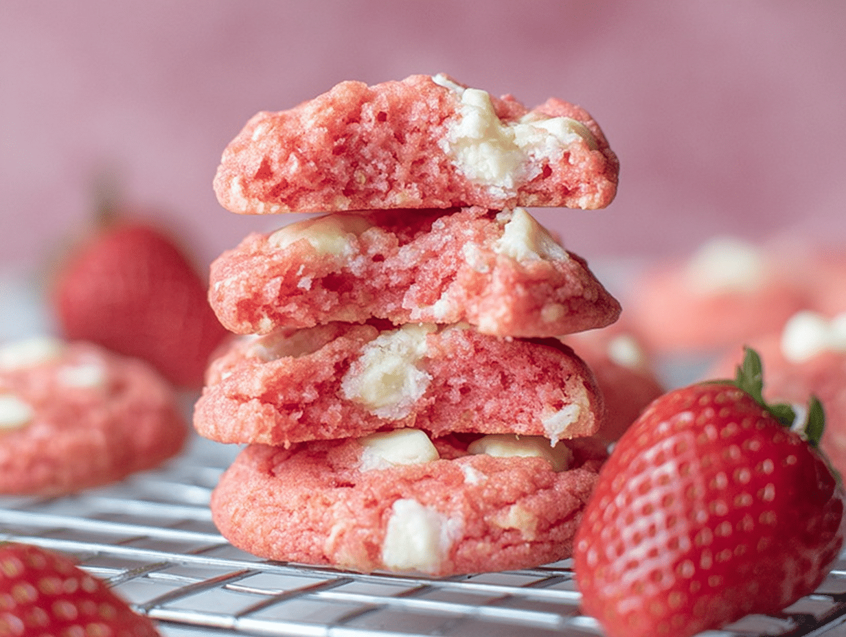 Strawberry Cookies