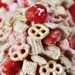 Strawberry Valentine's Chex Mix