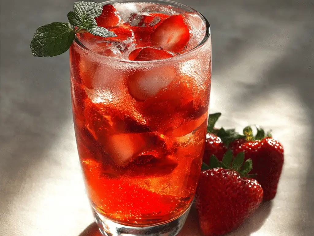 Strawberry Vanilla Iced Tea