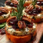 Sweet Potato Brie Cranberry Pecans