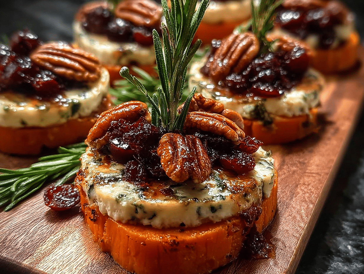 Sweet Potato Brie Cranberry Pecans