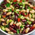 Three Bean Vegan Salad