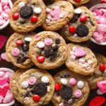 Valentine's Day Oreo M&M's Cookies