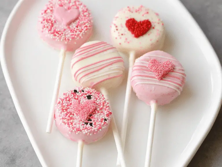 Valentine's Day Oreo Pops