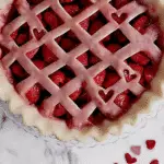 Valentine's Day Strawberry Pie