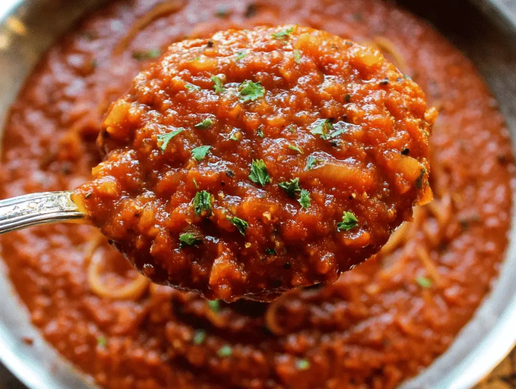 Vegan Spaghetti Sauce (No Oil)