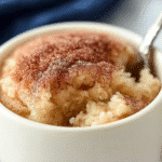 Warm Snickerdoodle Mug Cake