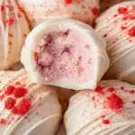 White Chocolate Strawberry Truffles
