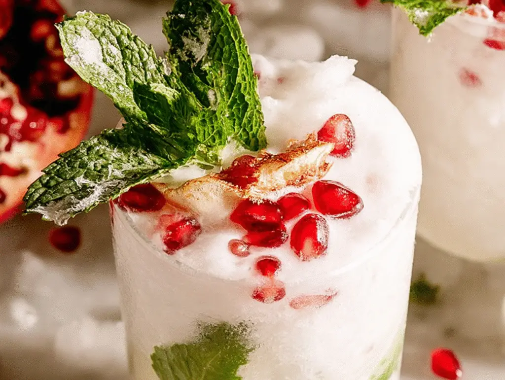 White Christmas Mojitos
