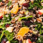 Winter Kale and Wild Rice Salad