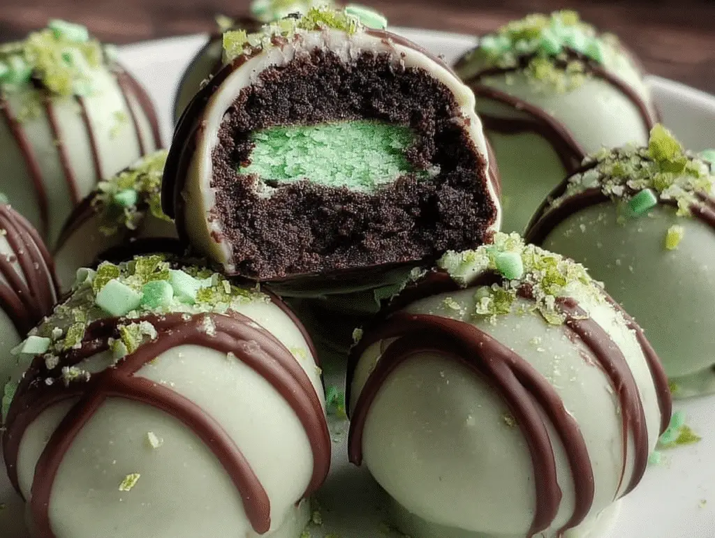3 Ingredients Mint Oreo Balls