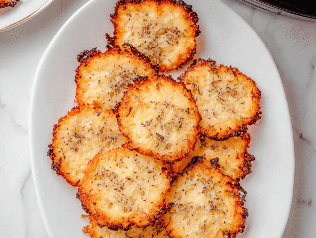 Air Fryer Cottage Cheese Crackers