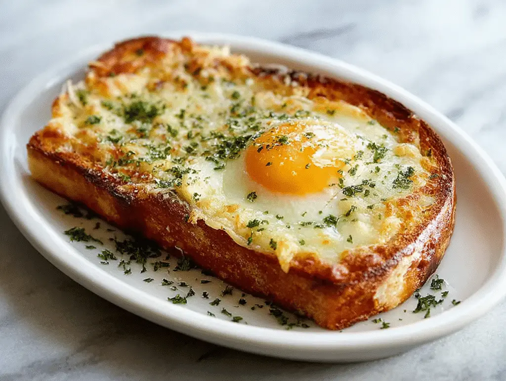 Air Fryer Egg & Cheese Toast