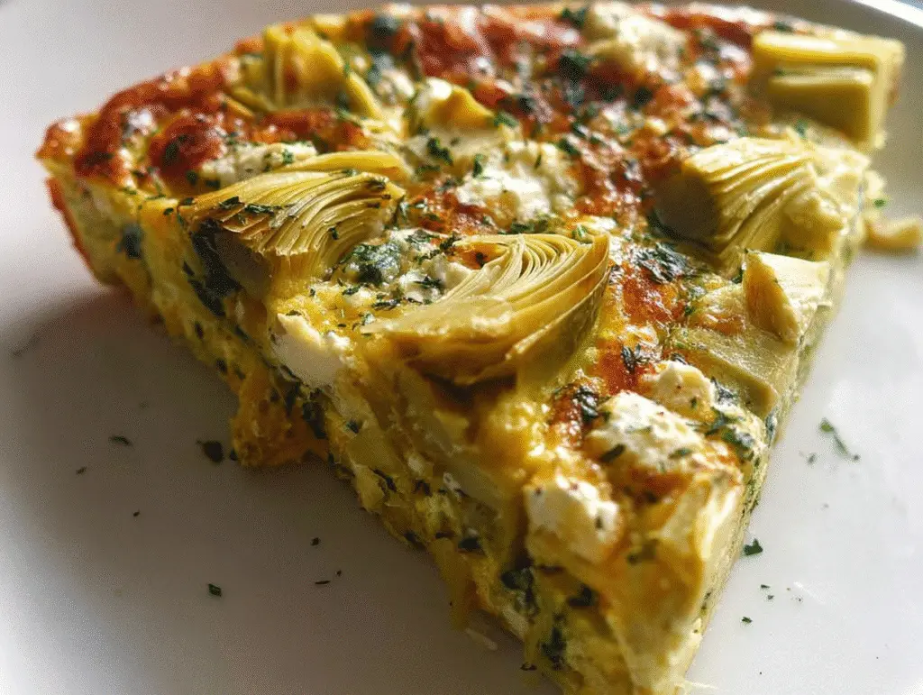 Artichoke Leek Frittata