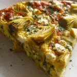 Artichoke Leek Frittata