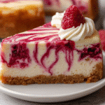 Baked Raspberry Cheesecake