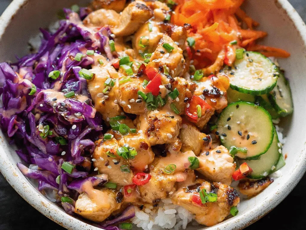 Bang Bang Chicken Bowl