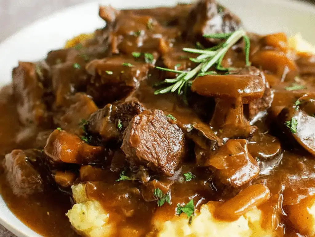 Beef Tips and Gravy