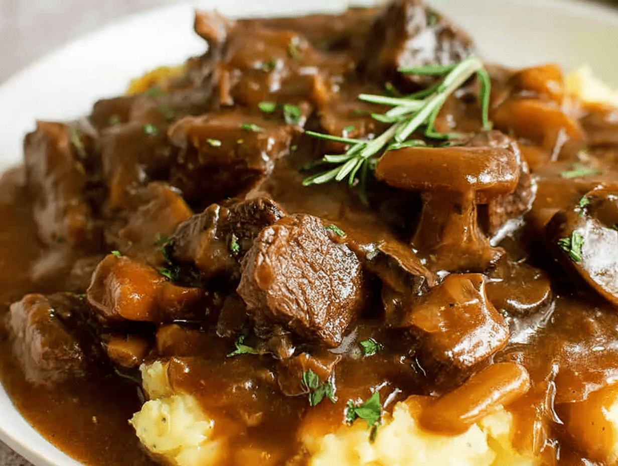 Beef Tips and Gravy