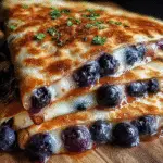 Blueberry Breakfast Quesadilla
