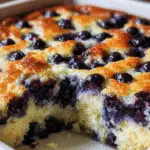 Blueberry Cottage Cheese Breakfast Bake