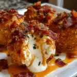 Buffalo Chicken Bacon Mozzarella Bombs